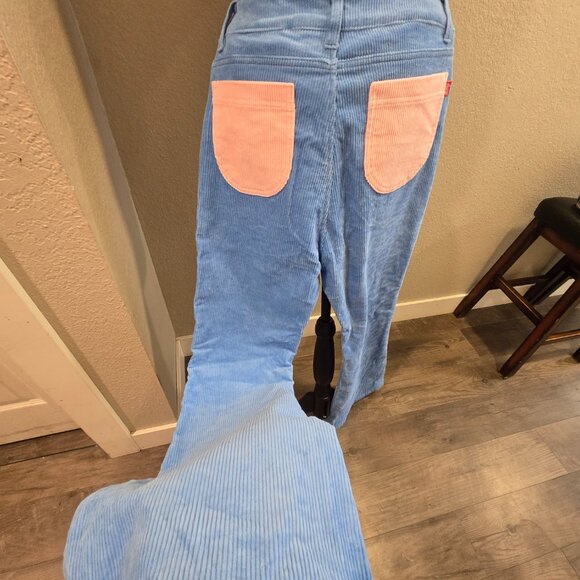 Hammies NWT Striped Sweatercrop top, matching Bell Bottoms and Ink Alloy Dangles - Picture 11 of 14